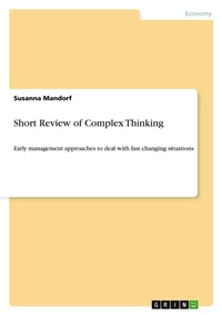 Abbildung von: Short Review of Complex Thinking - Grin Verlag