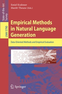 Bild vergrößern Bild: Empirical Methods in Natural Language Generation - Springer