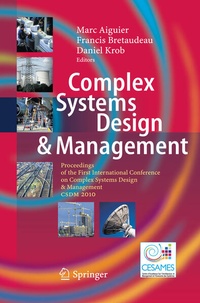 Enlarge image Cover: Complex Systems Design & Management - Springer