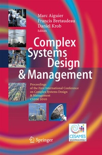 Enlarge image Cover: Complex Systems Design & Management - Springer