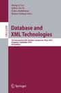 Cover: Database and XML Technologies - Springer