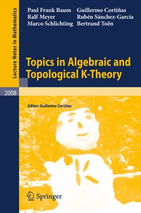 Abbildung von: Topics in Algebraic and Topological K-Theory - Springer