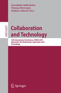 Enlarge image Cover: Collaboration and Technology - Springer