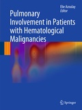 Cover: Pulmonary Involvement in Patients with Hematological Malignancies - Springer