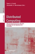 Cover: Distributed Computing - Springer
