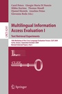 Cover: Multilingual Information Access Evaluation I - Text Retrieval Experiments - Springer