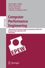 Cover: Computer Performance Engineering - Springer