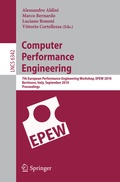 Cover: Computer Performance Engineering - Springer
