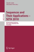 Bild: Sequences and Their Applications - SETA 2010 - Springer