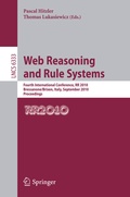Cover: Web Reasoning and Rule Systems - Springer