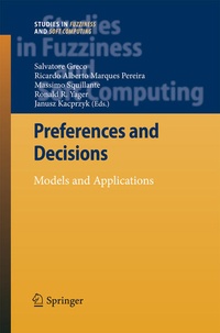 Enlarge image Cover: Preferences and Decisions - Springer
