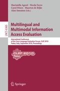 Cover: Multilingual and Multimodal Information Access Evaluation - Springer