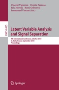 Cover: Latent Variable Analysis and Signal Separation - Springer