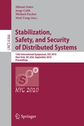 Cover: Stabilization, Safety, and Security of Distributed Systems - Springer