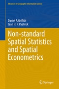 Cover: Non-standard Spatial Statistics and Spatial Econometrics - Springer