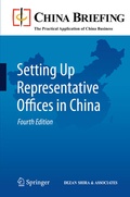 Cover: Setting Up Representative Offices in China - Springer