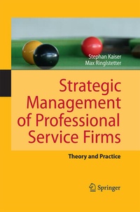 Enlarge image Cover: Strategic Management of Professional Service Firms - Springer