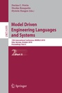 Cover: Model Driven Engineering Languages and Systems - Springer