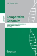Cover: Comparative Genomics - Springer