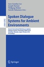 Cover: Spoken Dialogue Systems for Ambient Environments - Springer
