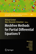 Cover: Meshfree Methods for Partial Differential Equations V - Springer
