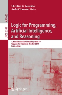 Enlarge image Cover: Logic for Programming, Artificial Intelligence, and Reasoning - Springer