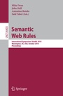 Cover: Semantic Web Rules - Springer
