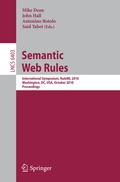 Cover: Semantic Web Rules - Springer