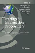 Cover: Intelligent Information Processing V - Springer