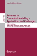 Cover: Advances in Conceptual Modeling - Applications and Challenges - Springer