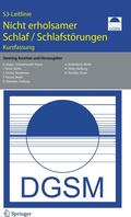 Cover: S 3-Leitlinie. Nicht erholsamer Schlaf - Schlafst&ouml;rungen - Springer