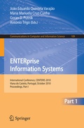 Cover: ENTERprise Information Systems, Part I - Springer