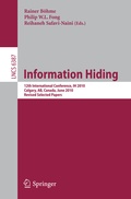 Cover: Information Hiding - Springer