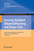 Cover: Security-Enriched Urban Computing and Smart Grid - Springer