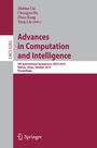 Cover: Advances in Computation and Intelligence - Springer