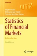 Cover: Statistics of Financial Markets - Springer