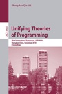 Cover: Unifying Theories of Programming - Springer