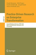 Cover: Practice-Driven Research on Enterprise Transformation - Springer