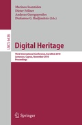 Cover: Digital Heritage - Springer