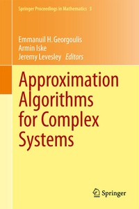 Enlarge image Cover: Approximation Algorithms for Complex Systems - Springer