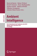 Cover: Ambient Intelligence - Springer