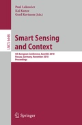 Cover: Smart Sensing and Context - Springer