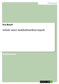 Cover: Schule unter multikulturellem Aspekt - GRIN Verlag