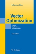 Cover: Vector Optimization - Springer