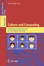 Cover: Culture and Computing - Springer