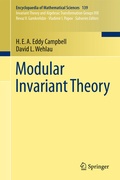 Cover: Modular Invariant Theory - Springer
