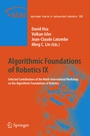 Cover: Algorithmic Foundations of Robotics IX - Springer