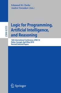 Enlarge image Cover: Logic for Programming, Artificial Intelligence, and Reasoning - Springer