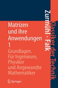 Abbildung von: Matrizen und ihre Anwendungen 1 - Springer