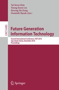 Cover: Future Generation Information Technology - Springer